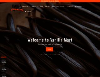 vanillamart.co.uk screenshot