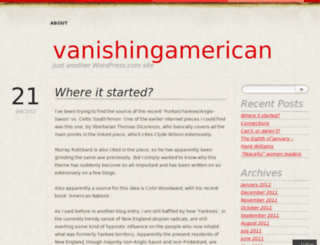 vanishingamerican.wordpress.com screenshot
