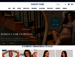 vanityfairlingerie.com screenshot