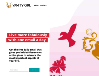 vanitygirlhollywood.com screenshot