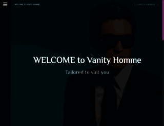 vanityhomme.com screenshot