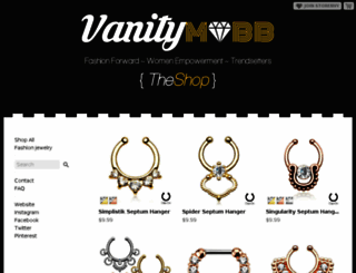 vanitymobb.storenvy.com screenshot