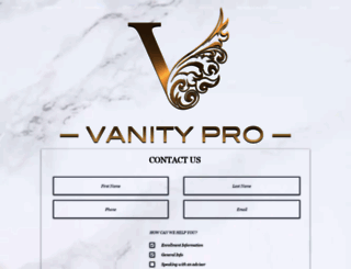 vanitypro.com screenshot
