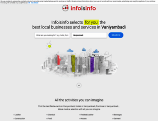 vaniyambadi.infoisinfo.co.in screenshot