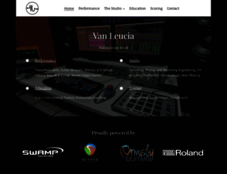 vanleuciamusic.com screenshot