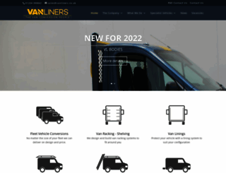 vanliners.co.uk screenshot