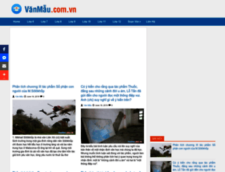 vanmau.com.vn screenshot