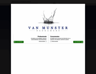 vanmunster.nl screenshot