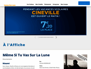 vannes.cineville.fr screenshot