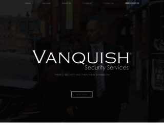 vanquish-security.com screenshot