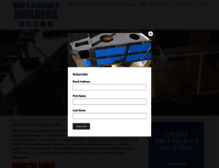 vansaircraftbuilders.com screenshot