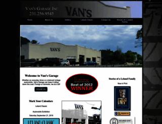 vansgarage.com screenshot