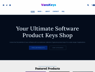 vanskeys.com screenshot