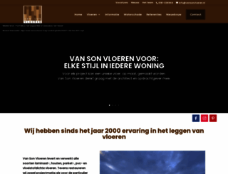 vansonhoutenvloeren.nl screenshot