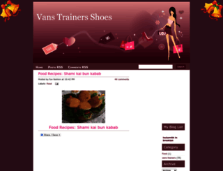 vanstrainers.blogspot.com screenshot