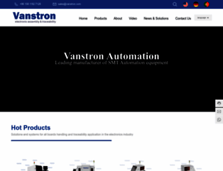 vanstron.com screenshot