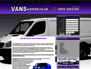 vanswanted.co.uk screenshot