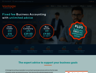 vantage-accounting.co.uk screenshot
