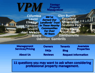 vantageproperty.com screenshot