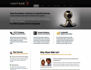 vantagesecuritysystems.com screenshot