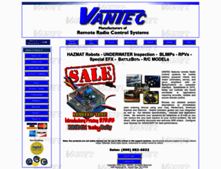 vantec.com screenshot