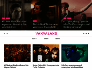 vanyaland.com screenshot