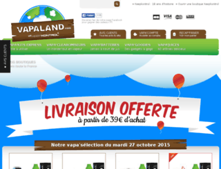 vapaland.com screenshot
