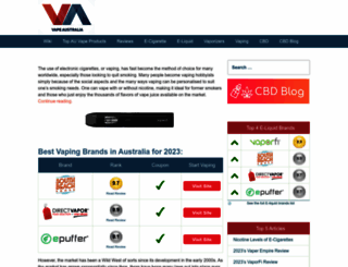 vape-australia.com screenshot