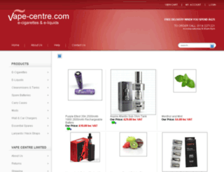 vape-centre.com screenshot