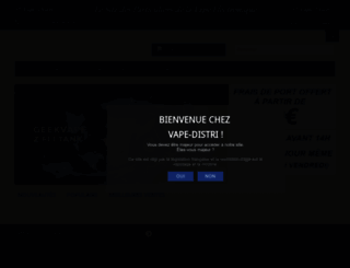vape-distri.com screenshot