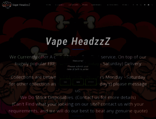 vape-headzzz.co.uk screenshot