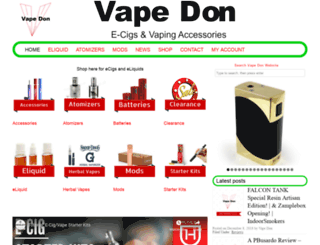 vapedon.co.uk screenshot