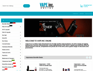 vapeinc.com screenshot