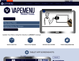 vapemenu.com screenshot