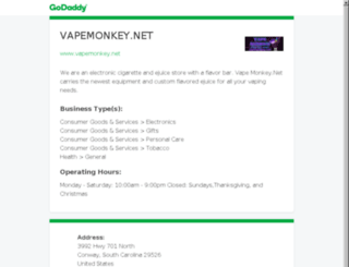 vapemonkey.net screenshot