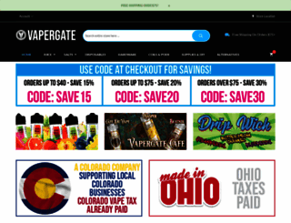 vapergate.com screenshot