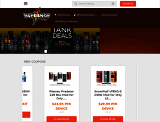 vapeshop.deals screenshot