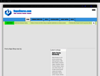 vapeshoplistings.com screenshot