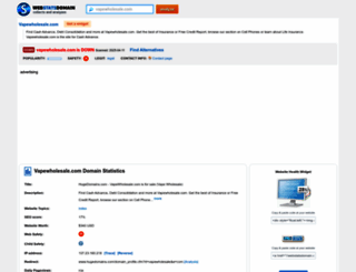vapewholesale.com.webstatsdomain.org screenshot