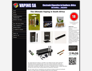 vaping-sa.com screenshot