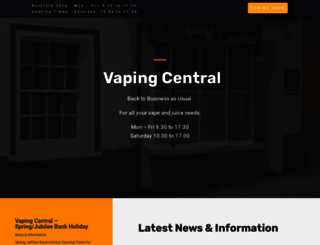 vapingcentral.co.uk screenshot