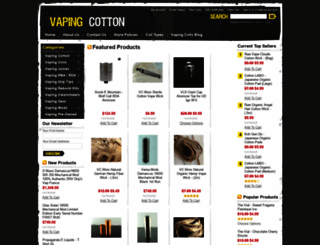 vapingcotton.com screenshot