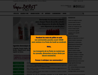 vapo-depot.com screenshot
