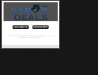 vapor-deals.com screenshot