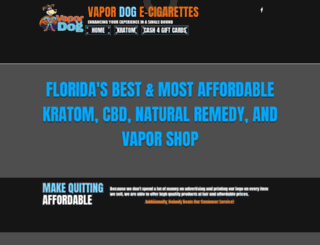 vapor-dog.com screenshot