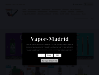 vapor-madrid.es screenshot