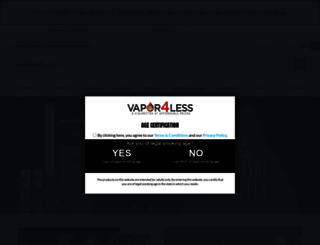 vapor4less.com screenshot