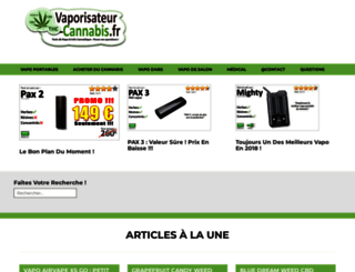 vaporisateur-cannabis.fr screenshot