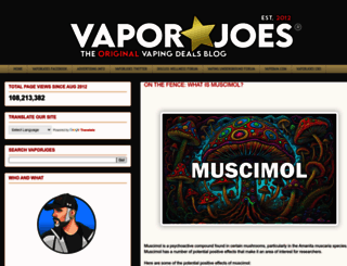 vaporjoes.com screenshot
