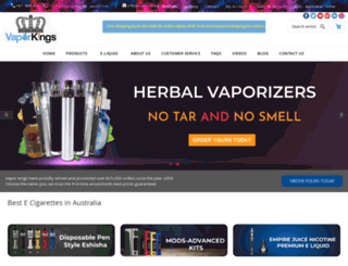 vaporkings.com.au screenshot